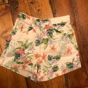 Tropical American Apparel High Waisted Shorts (S)